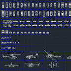 105 Transportation CAD Blocks DWG- Car, Bike, Aircraft AutoCAD Blocks - DesignAssets