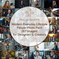 Modern Everyday Lifestyle People Photo Pack (67 Images) – Stock Photos for Designers & Creators - DesignAssets