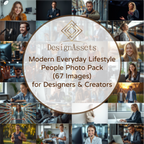 Modern Everyday Lifestyle People Photo Pack (67 Images) – Stock Photos for Designers & Creators - DesignAssets