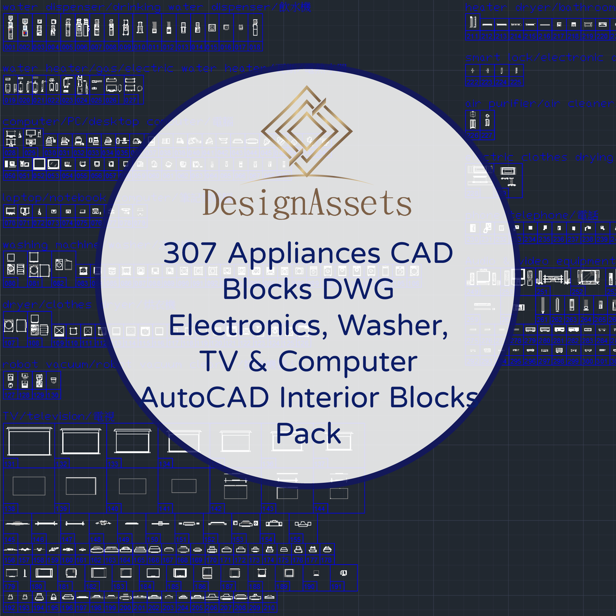 310 People & Animal CAD Blocks DWG – Human, Figure, Pet | AutoCAD CAD People Pack