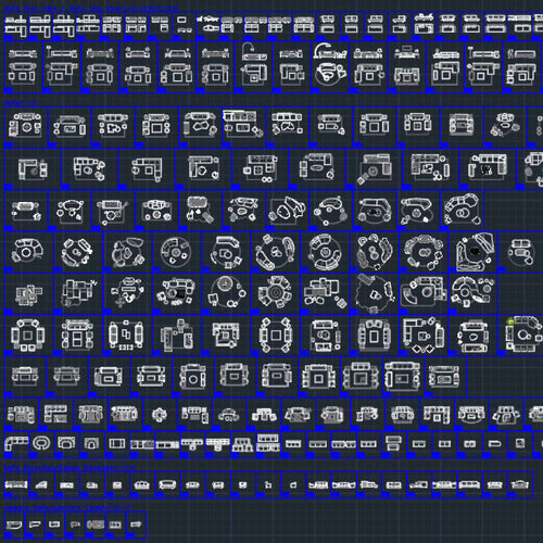 225 Sofa CAD Blocks DWG – Couch, Sectional & Living Room | AutoCAD Furniture Blocks Pack