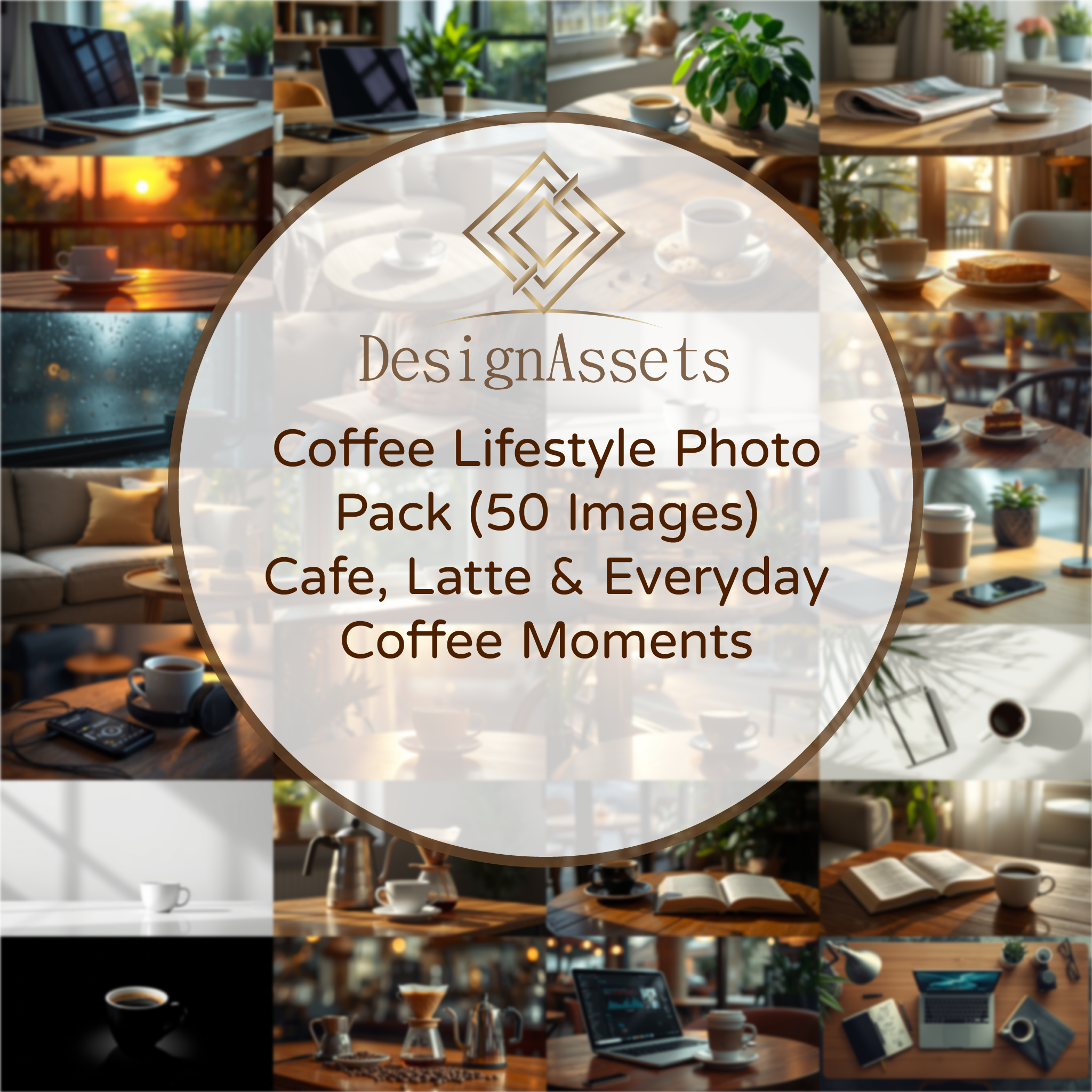 Coffee Lifestyle Photo Pack (50 Images) – Cafe, Latte & Everyday Coffee Moments