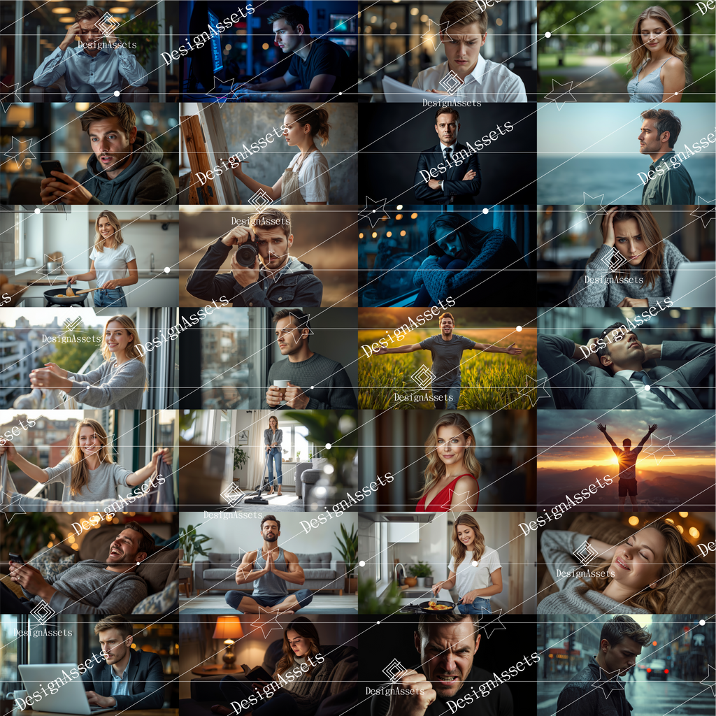 Modern Everyday Lifestyle People Photo Pack (67 Images) – Stock Photos for Designers & Creators - DesignAssets