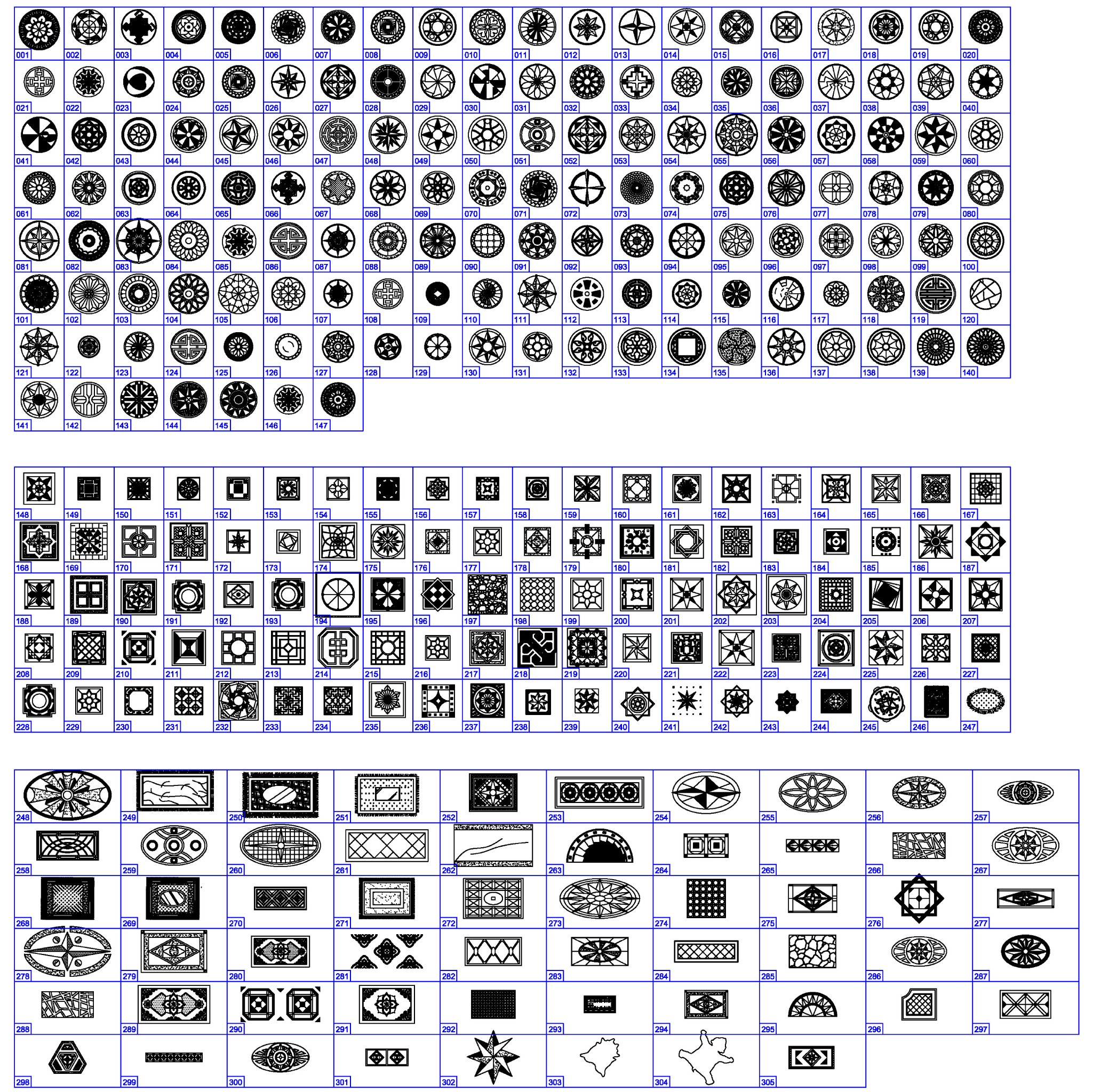 305 Carpet CAD Blocks DWG – Rug, Floor Pattern & Layout | AutoCAD Interior Blocks Pack