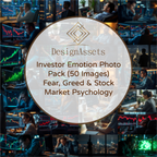Investor Emotion Photo Pack (50 Images) – Fear, Greed & Stock Market Psychology - DesignAssets