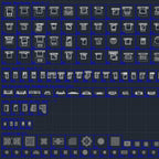 200 Bed CAD Blocks DWG – Single, Double, Bunk & Baby Bed | AutoCAD Furniture Blocks Pack - DesignAssets