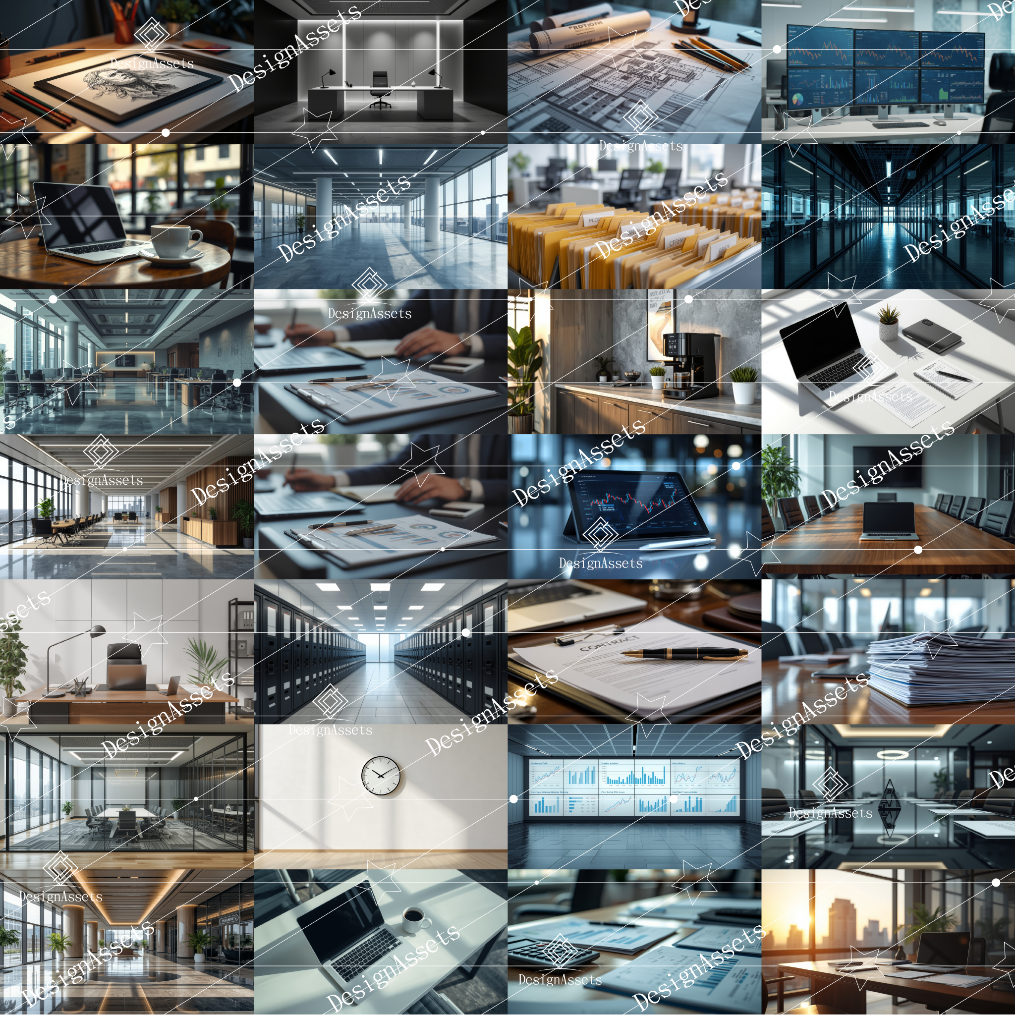 Modern Work Scene Photo Pack (52 Images) – Office, Laptop & Productivity Stock Photos - DesignAssets