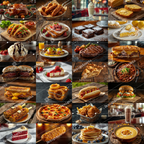 American Food Photo Pack (50 Images) – Burgers, Fries & Classic USA Cuisine