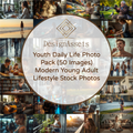 Youth Daily Life Photo Pack (50 Images) – Modern Young Adult Lifestyle Stock Photos - DesignAssets