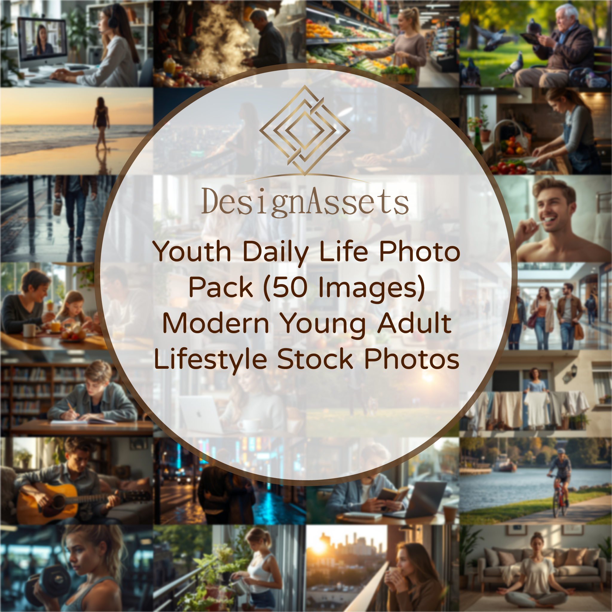 Youth Daily Life Photo Pack (50 Images) – Modern Young Adult Lifestyle Stock Photos - DesignAssets