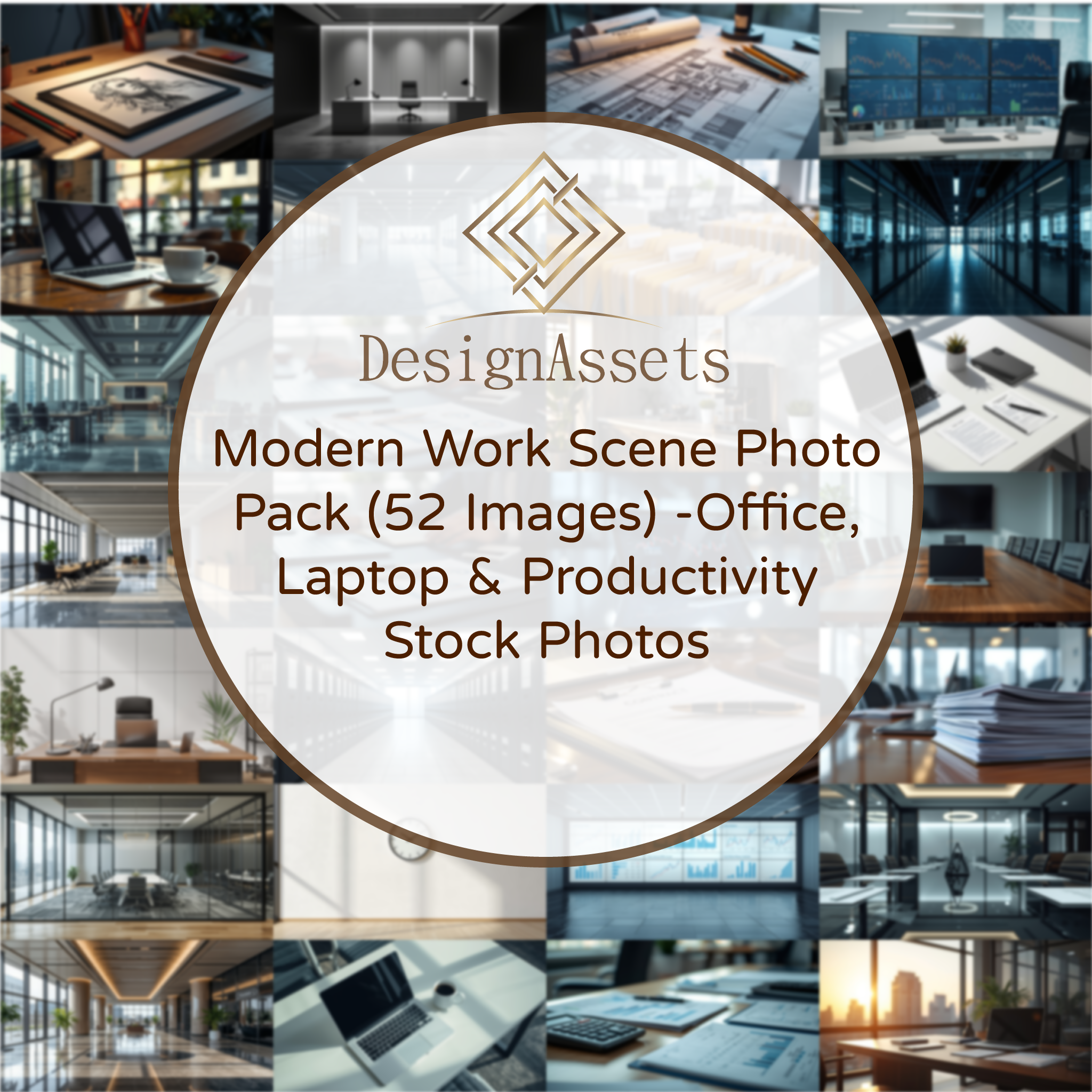 Modern Work Scene Photo Pack (52 Images) – Office, Laptop & Productivity Stock Photos - DesignAssets