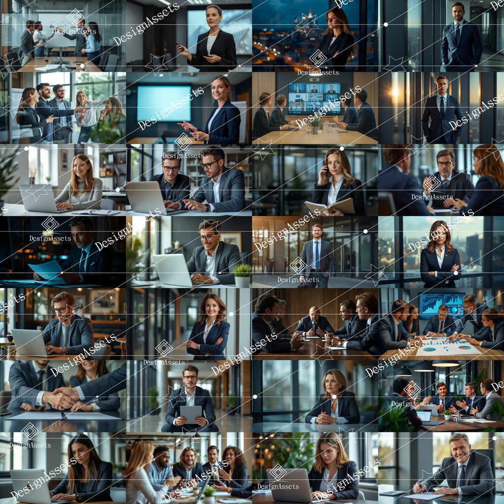 Modern Work & Office Lifestyle Photo Pack – 58 High-Resolution Stock Images for Business & Creative Projects