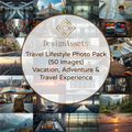 Travel Lifestyle Photo Pack (50 Images) – Vacation, Adventure & Travel Experience - DesignAssets
