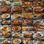 European Food Photo Pack (50 Images) – Pasta, Steak, Bread & Classic European Cuisine - DesignAssets