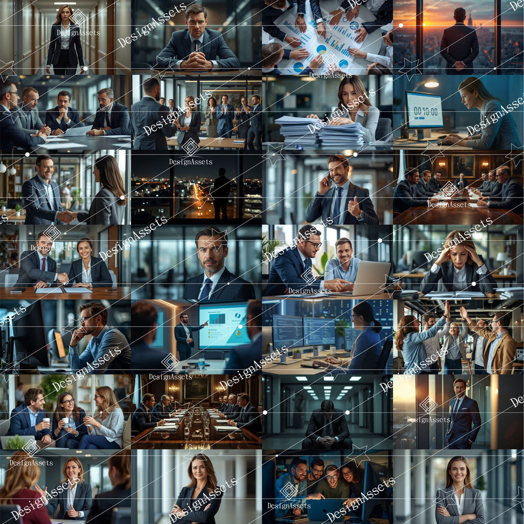 Modern Work & Office Lifestyle Photo Pack – 58 High-Resolution Stock Images for Business & Creative Projects - DesignAssets
