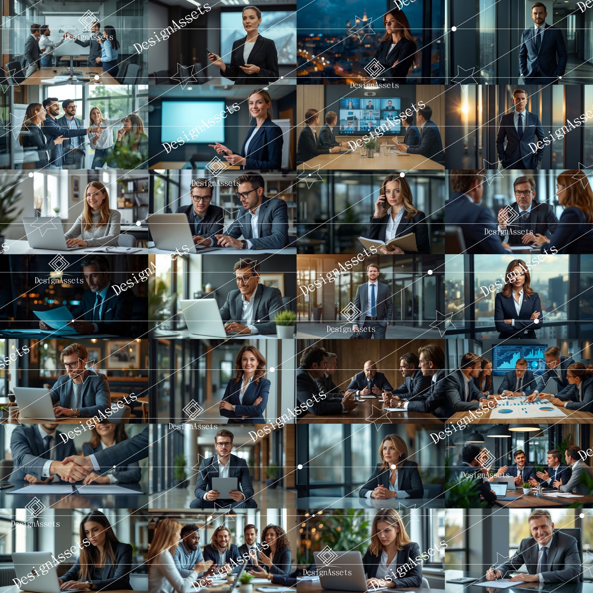 Modern Work & Office Lifestyle Photo Pack – 58 High-Resolution Stock Images for Business & Creative Projects - DesignAssets